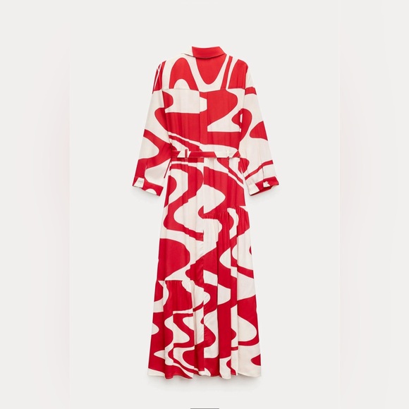Zara Printed Dress ZW Collection. New With Tags. - Picture 8 of 11